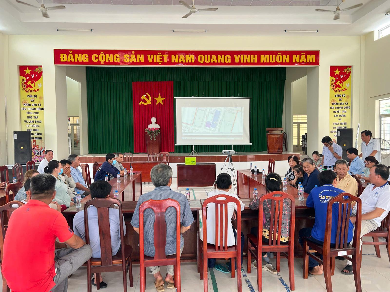 BỐC THĂM CHỌN VỊ TRÍ NỀN TÁI ĐỊNH CƯ TẠI KHU DÂN CƯ XÃ TÂN THUẬN ĐÔNG